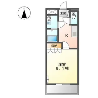 コーラル ガーデン【2階】の間取り