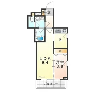 R.北車屋町【2階】の間取り