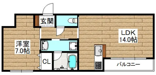 Grand arbre【2階】の間取り