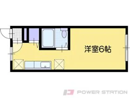 パナハイツ21A棟【1階】の間取り