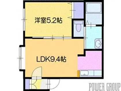 クオーレ・マリィ扇町【2階】の間取り