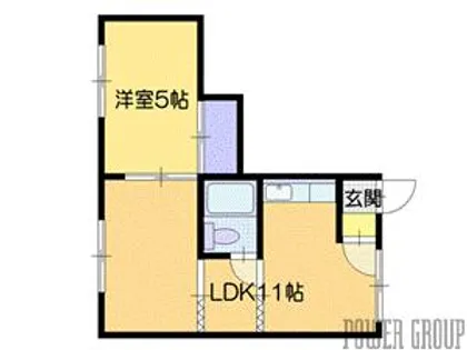 セブンハイツ【1階】の間取り