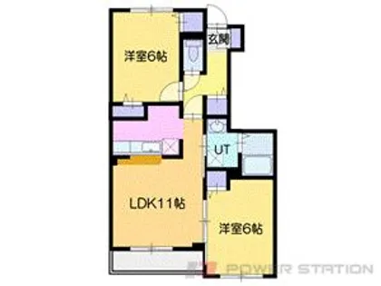 south court(サウスコート)【1階】の間取り