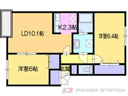 セント・プレリーⅢ【1階】の間取り