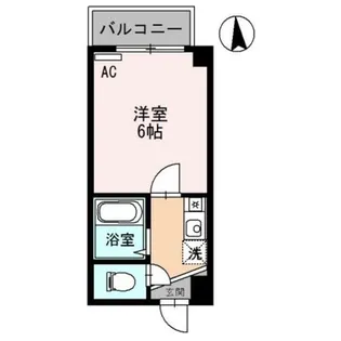 ユーサンハイライズ【3階】の間取り