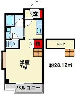 エレガンスコート折尾【3階】の間取り
