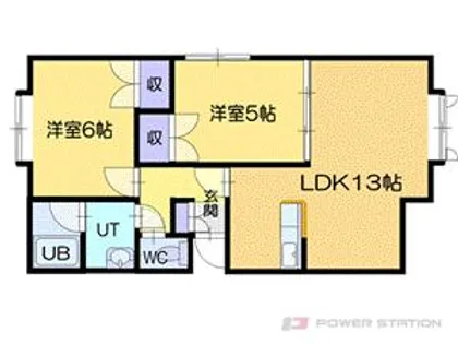 リッチフィールド【1階】の間取り