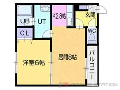 メルクリウス【2階】の間取り