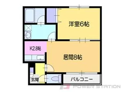 1LDKの間取り画像