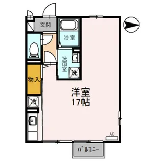 メゾンカムス【2階】の間取り