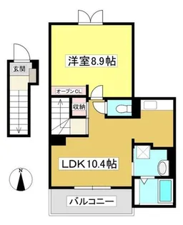 マーガレット23【2階】の間取り
