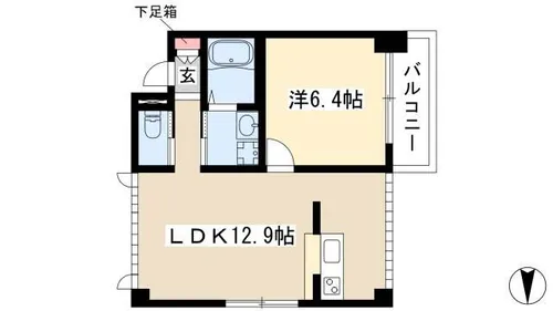 アークプラッツ【7階】の間取り