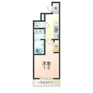 フジパレス鳳中町サウス【2階】の間取り