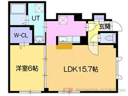 アプリーレ花園【1階】の間取り