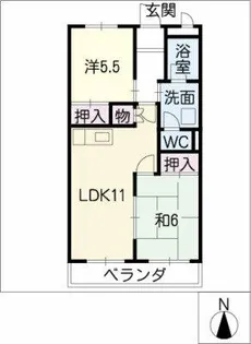 スティルネス洋【3階】の間取り
