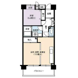 URアーバンラフレ志賀【0050206号室】の間取り