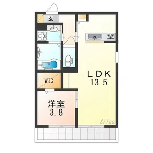 アイル京都山科【3階】の間取り