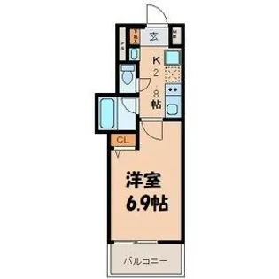 ベレーサ名駅ウエスト【2階】の間取り