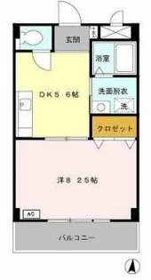 ヴァンクレールI【4階】の間取り