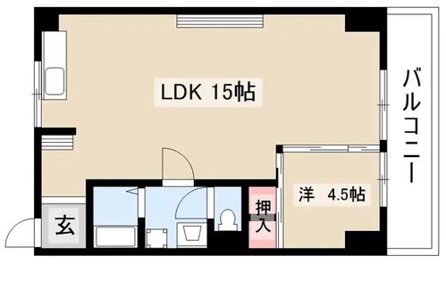 東山ハイホーム【301号室】の間取り
