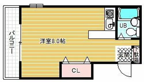 アメージングエステート【2階】の間取り
