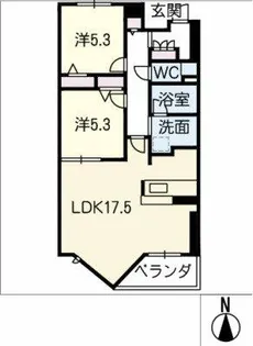 LINEAR STYLE (リニア・スタイル)【5階】の間取り