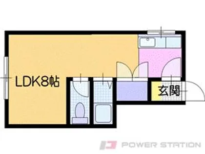 ルピナスビル【3階】の間取り