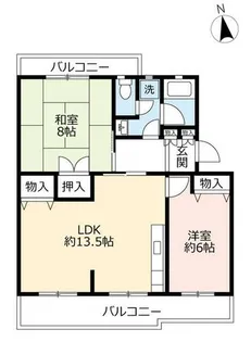 UR高槻・阿武山四番街【4070302号室】の間取り
