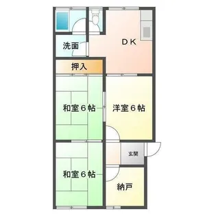 和光マンション【205号室】の間取り