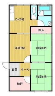 和光マンション【2階】の間取り