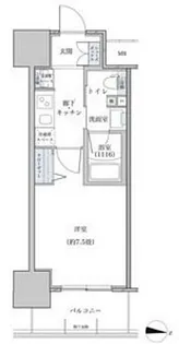 パークアクシス名古屋山王橋【6階】の間取り