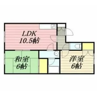 ハイツローレシヤ【201号室】の間取り