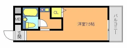 西明石ヤングパレス2【1階】の間取り