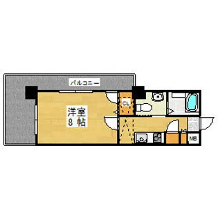 ハーバーサウスタワーNo.70【12階】の間取り