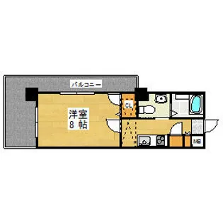 ハーバーサウスタワーNo.70【3階】の間取り
