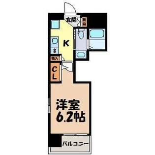 エステムコート名古屋泉プラチナムゲート【5階】の間取り