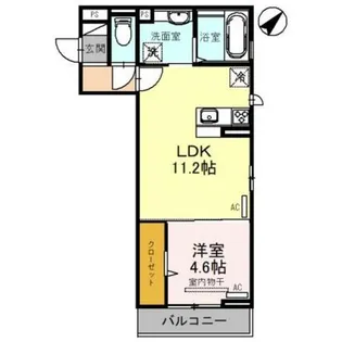 Trefle【3階】の間取り