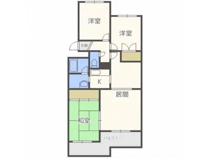 ベルマージュ522【502号室】の間取り