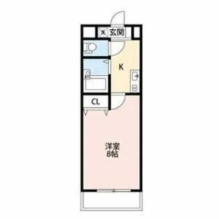 ラ・グラシューズ【1階】の間取り