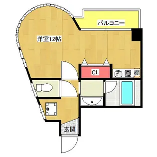ラ・ルージュ九条【601号室】の間取り