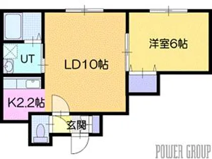 Sky court(スカイコート)【2階】の間取り