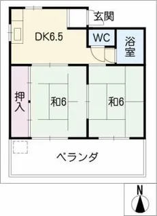 コーポタカハシ【2階】の間取り