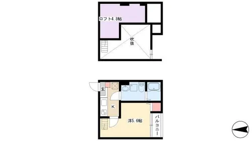 アルクス守山【2階】の間取り