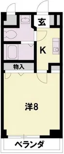 レイクパレスゼゼ【202号室】の間取り