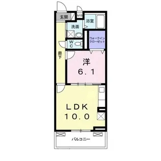 エリシオン・レジデンスⅢ【3階】の間取り