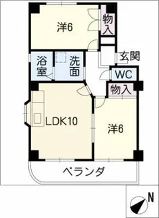 トレゾアQ【2階】の間取り