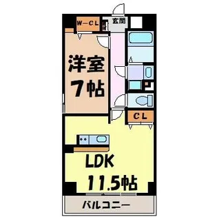 ブリス【5階】の間取り