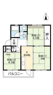 UR石山【0120503号室】の間取り