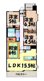 レジディア泉【9階】の間取り