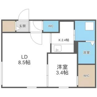 WTB南17【5階】の間取り